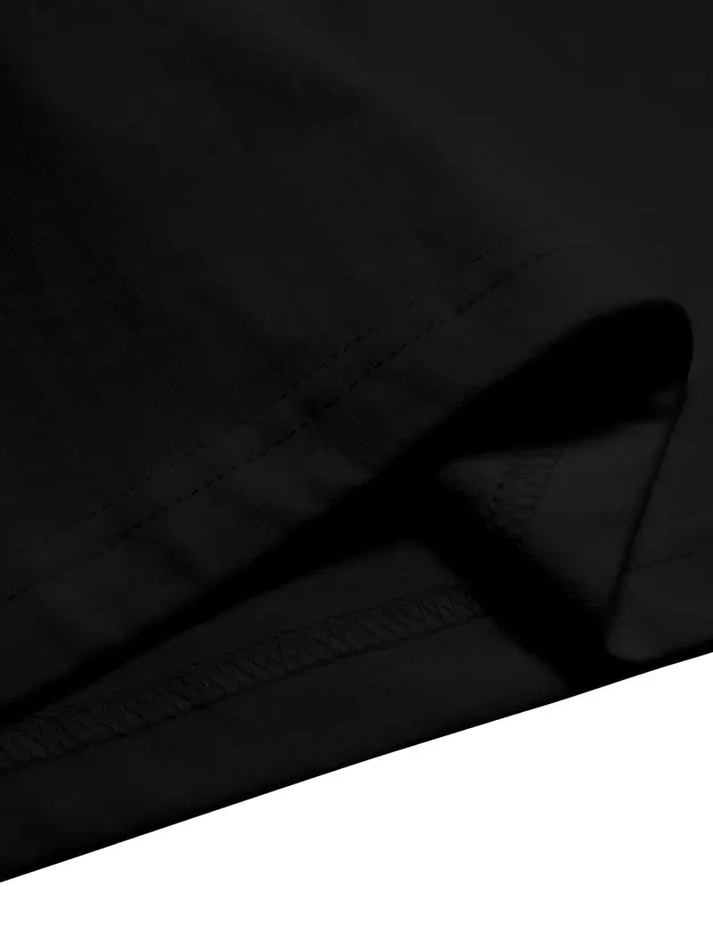 Men's summer 100% pure cotton fashionable casual sports loose edition pattern printed round neck short sleeved T-shirt top